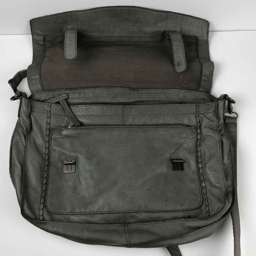 Liebeskind Berlin Leather Crossbody Satchel Bag - Picture 7 of 14